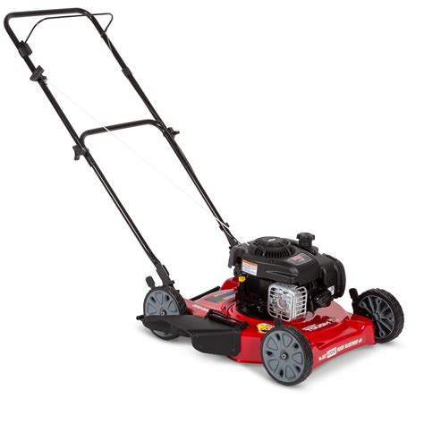 Nov 29, 2023 · 1. Yardmax YG1650 – Best gas-powered lawn mower. The best gas mower under $300 is the Yardmax YG1650 21-inch mower. Its power and performance are unheard of at this price point. With a 170 cc OHV engine and a heavy-duty stamped steel deck, homeowners with yards one-half acre or less get a quality cut in no time at all. . 