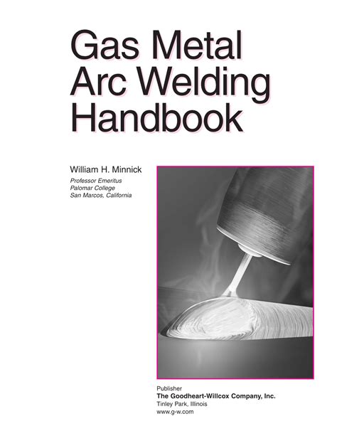 Gas metal arc welding handbook 5th edition. - An easy to understand guide for defeating darwinism by opening minds.
