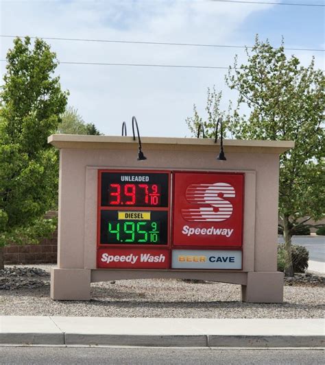 Fuel prices are updated as of 03/24/2024; Name Unleaded Gas Price Premium Gas Price Diesel Price Address Hours; Name Albuquerque: Unleaded Gas Price $3.139: Premium Gas Price $3.549: Diesel Price N/A: Address 10600 Coors Blvd Baypass Nw Albuquerque, NM, 87114 505 922 0046. 