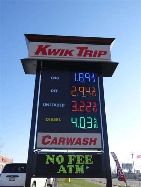 Gas prices at kwik trip. Today's best 3 gas stations with the cheapest prices near you, in Bessemer, MI. GasBuddy provides the most ways to save money on fuel. ... Kwik Trip has fresh food, fantastic meals to go, bread & buns that are fantastic along with all other great things about the store. Clean, has many clerks to check you out fast, a car wash and a bottle ... 