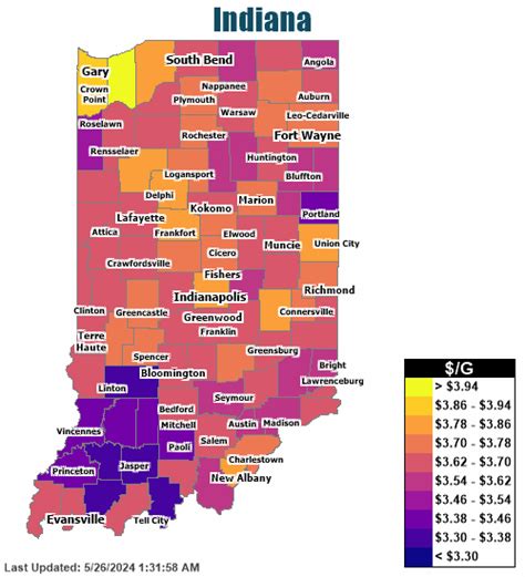 Gas prices in gary indiana. See the chart below to see a comparison of Gary natural gas prices against U.S. average prices. Compare 46409 (Gary, IN) natural gas costs to overall U.S. average costs. On a year-over-year basis, residential natural gas prices in Gary (Indiana) decreased approximately 0%, from 14.01 $/Mcf (May 2022) to 14.00 $/Mcf (May 2023). 