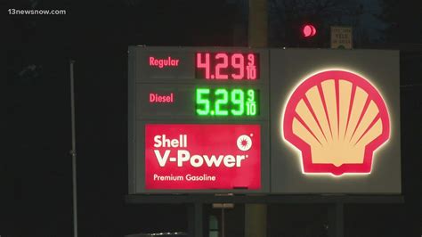 Gas prices in hampton va. National regular gas: $4.21. National Diesel: $5.27. Virginia Diesel: $5.18. Virginia gas: $3.99. Hampton Roads: $3.96. North Carolina: $3.89. News 3 looked into … 