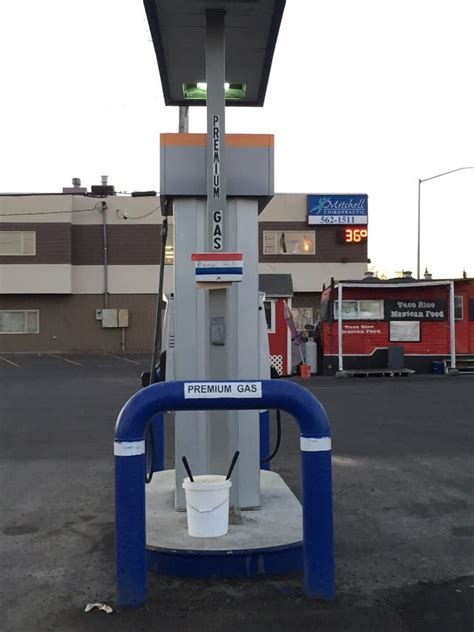 Gas stations in anchorage alaska. Location Address Hours Phone Restrooms C-Store ATM Coin-op Laundry Shower Facilities On-site Restaurant; Soldotna: 39056 Sterling Hwy: 6am – 10pm (907) 260-1618 