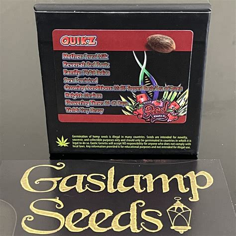 Gaslamp Seeds is a boutique cannabis genetics collection run by females and veterans. Formerly known as Hembra Genetics Collection. www.GaslampSeeds.com. Created Nov 7, 2022.. 