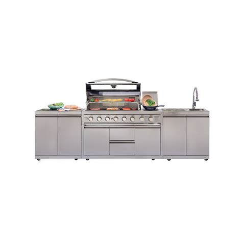 Gasmate Platinum III 6 Burner BBQ Kitchen - Bunnings …