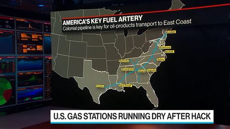 The alleged attack disrupts the nation’s largest gasoline and diesel fuel pipeline system, which supplies 45% of fuel supplies to the East Coast, including New York harbor and airports.. 