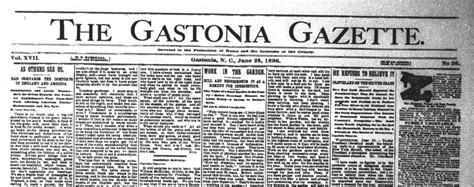 Additional issues of The Gastonia Gazette are online now at DigitalNC; View all related blog posts