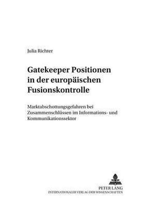 Gatekeeper positionen in der europaischen fusionskontrolle. - 2004 chrysler dodge 300m service manual.