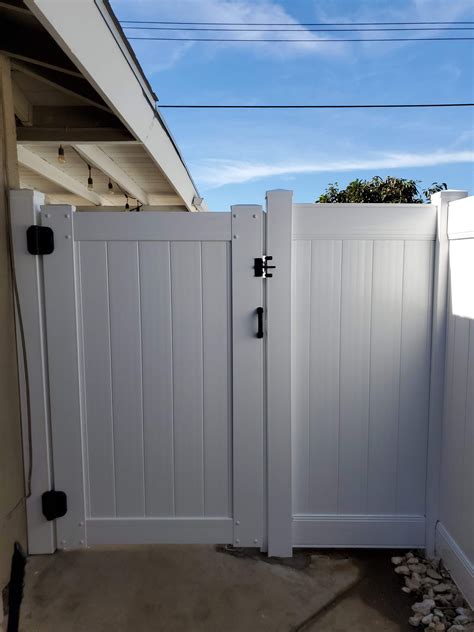 Gates for vinyl fencing. The Linden vinyl fence system offers a DIY friendly, professional grade fencing solution. The durable vinyl material delivers a perfect combination of high quality and low-maintenance, while it's lightweight design and coordinating pre-routed posts make installation fast and easy. 