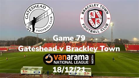 Gateshead vs Brackley Town Stats 31/08/2024 APWin