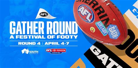 Gather round. The event will coincide with the AFL’s Adelaide “Gather Round” (4-7 April 2024), providing attendees with the chance to also see their favourite footy teams in action. Attendees are also invited to purchase tickets to attend the “Winemakers & Minemakers Long Lunch” at the prestigious Yalumba Vineyard in the Barossa Valley on Friday 5 April. 