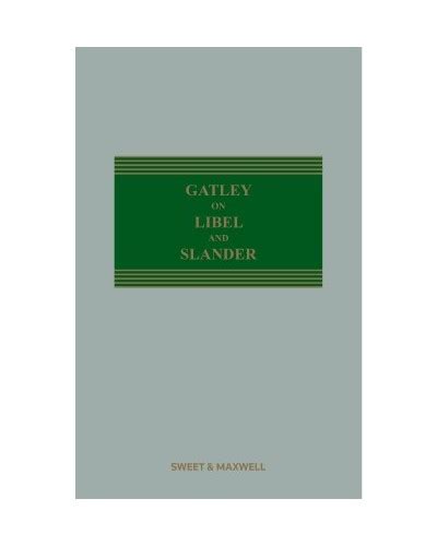 Gatley on libel and slander. - Berkeley Law