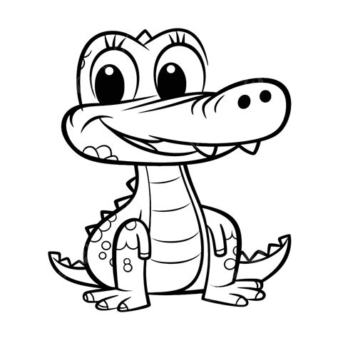 Gator Coloring Page