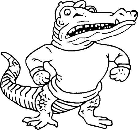 Gator Coloring Shee