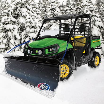 Gator snow plow. Moose designed the John Deere Gator plow system with a blade that swivels within its five position options, which allows snow and dirt to roll off at any angle. The push tubes are tough-as-nails featuring a mount that offers extreme stability. Even the plow mount is durable and is also easy to remove with a tailgate-style latch system. 