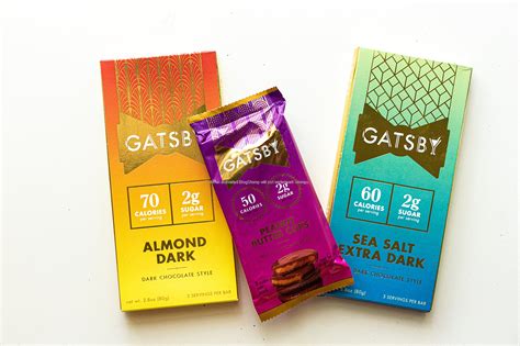 Gatsby chocolate. Gatsby Chocolates have half the calories of other chocolate bars and peanut butter cups. Their secret is the “chocolate” is entirely plant based. A serving of a Gatsby bar has 65 calories where “regular” chocolate bars have 150 calories or more. Gatsby is available at Wal Mart stores nationwide and on Amazon. 