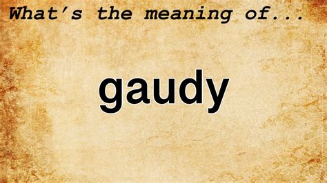 Gaudy Name Meaning & Gaudy Family History at Ancestry.com®