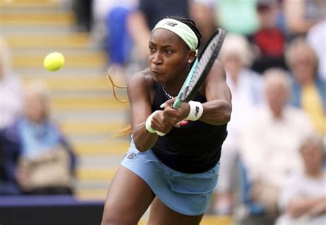 Gauff powers past Pegula to reach semifinals at Eastbourne