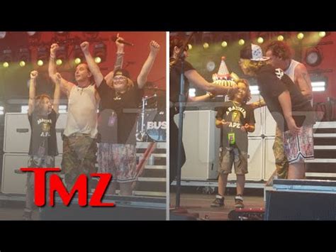 Gavin Rossdale Brings Kids Zuma and Apollo On Stage During Show