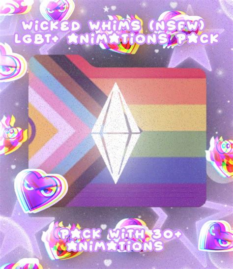 Gay/Homosexual animations for Wicked whims