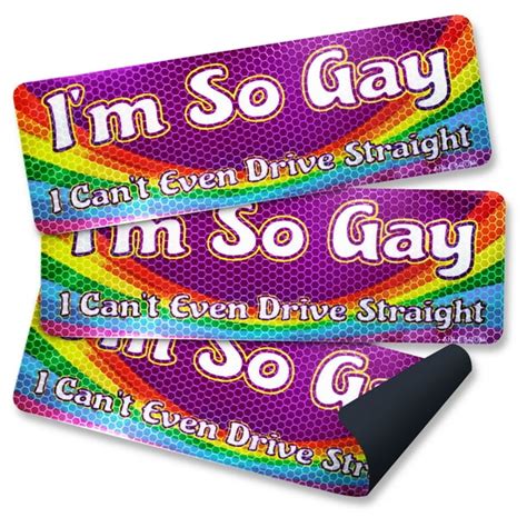 Gay Magnetic Bumper Sticker