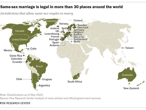 Gay Marriage Around the World Pew Research Center