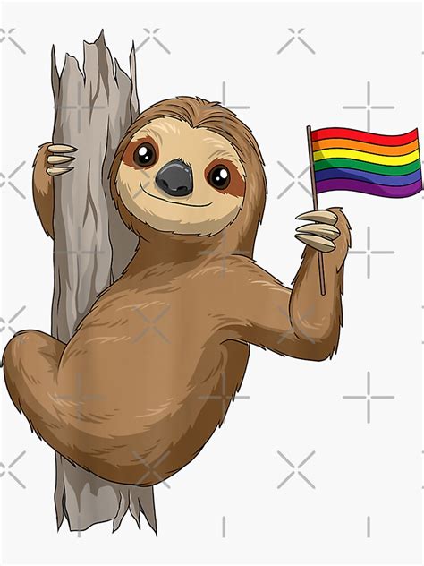 Gay Pride Sloth Gift