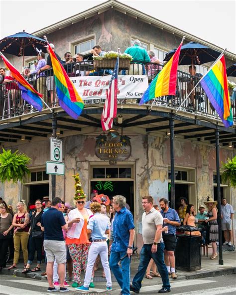 Gay bars in new orleans. New Orleans, Louisiana ---"The Friendly Bar" is a neighborhood "buzz-me-in" dive bar ... bartender Debbie gave me "More Smiles Than I Came In With!" ... day 042 "DUSA 2017" (Discover USA) ... Gay Bar New Orleans. No Social House New Orleans. Outdoor Patio Bar New Orleans. Sunday Funday New Orleans. 