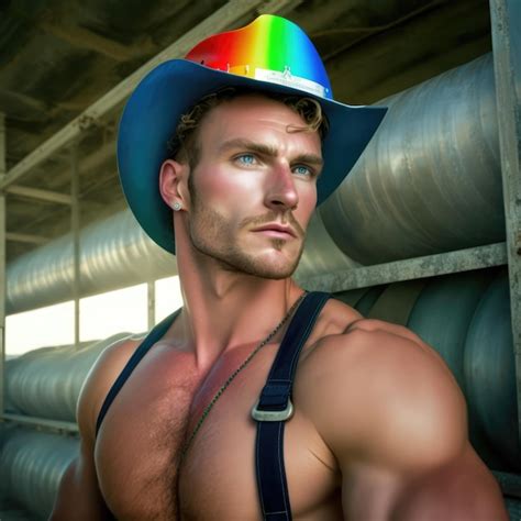 Gay cowboy hi
