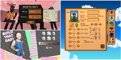 Gay games character customization