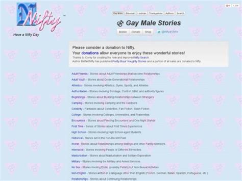 Gay nifty stories. Things To Know About Gay nifty stories. 