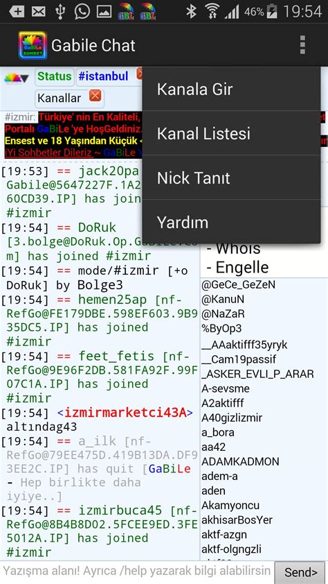 Gay sohbet & tanışma