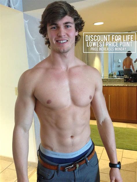 Mystery Model #68 (Young Body Builder Jerks Off) at GayHoopla: Brock Perry is big and beefy. . Gayhooplq