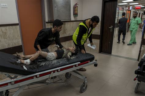Gaza hospitals are overwhelmed with patients and desperately low on supplies as invasion looms