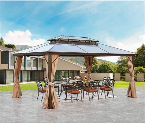 Gazebo With Polycarbonate Roof Wayfair