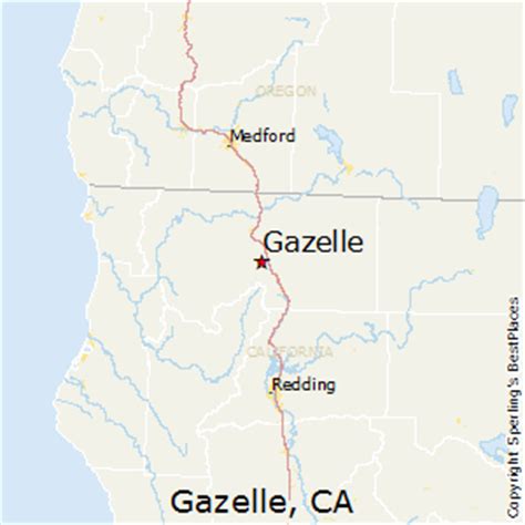 Gazelle, CA Map & Directions - MapQuest