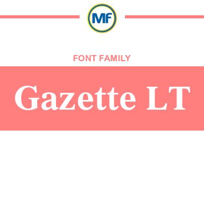 Gazette: Free Font Download MaisFontes