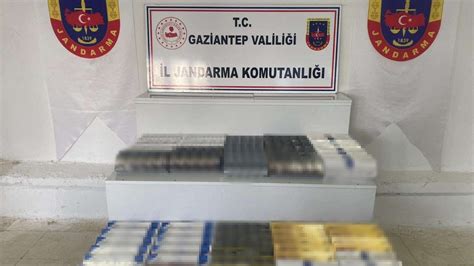 Gaziantep’te 1 milyon lira değerinde kaçak sigara ele geçirildi