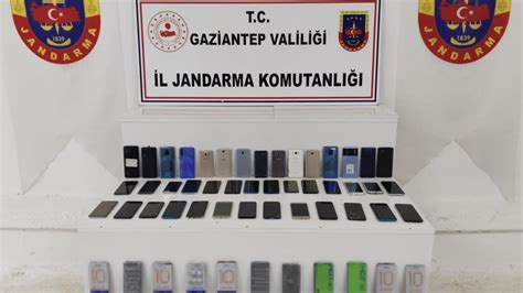 Gaziantep’te 1 milyon lira değerinde kaçak telefon ele geçirildis