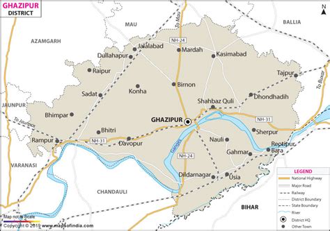 Gazipur map pdf.  Ghazipur District Map Created with educational and reference use in mind, th...