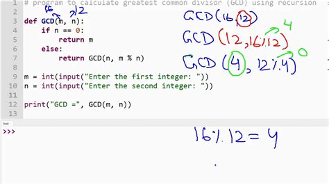 Gcd function in python.  Step-by-step examples inside. 11. pow ()&bull; math. 13. radians(...