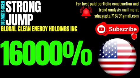 Global Clean Energy Holdings, Inc. (GCEH) (Delayed Data from OTC) $0.99 USD +0.09 (9.67%) Updated Nov 17, 2023 01:30 PM ET Add to portfolio Zacks Rank: Style Scores: …. 