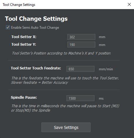 Gcode t1. 01 to the x tool offset and 0.  See Universal Tool Change Settings in Conf...