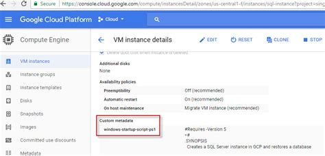 Gcp linux startup script.  The script will run every time the instance is started. ...