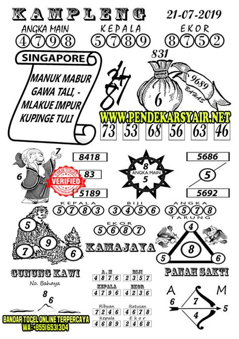 Gcs togel singapore hari ini 21 september 2019.