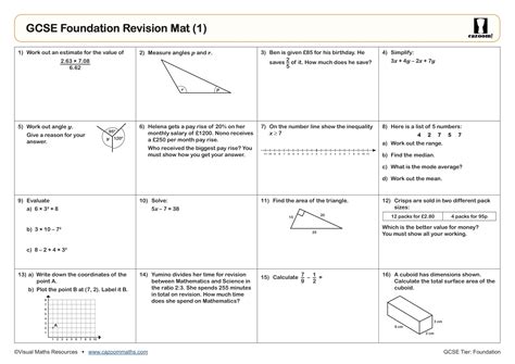 Gcse maths study guide pdf.  9-1 GCSE Maths Foundation & Higher Help &am...