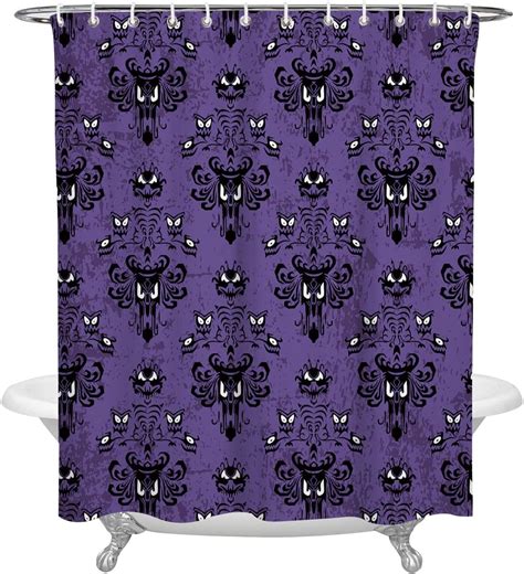 Gdcover Happy Haunted Mansion Design Waterproof Shower Curtain …