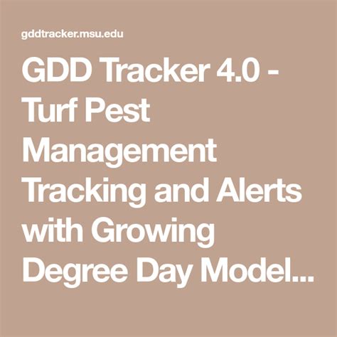 Gdd tracker. The cumulative GDD for that date will be calculated. Denise Ellsworth 1680 Madison Ave. | Wooster, OH 44691 Phone: 330-263-3723 | ellsworth.2@osu.edu If you are having trouble seeing this page and need to request an alternate format, contact lohnes.2@osu.edu The content of this site is published by the site owner(s) and is not a statement of ... 
