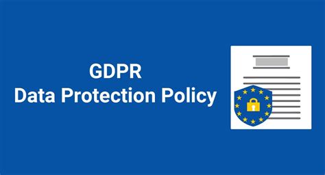 Gdpr Data Protection Policy Termsfeed