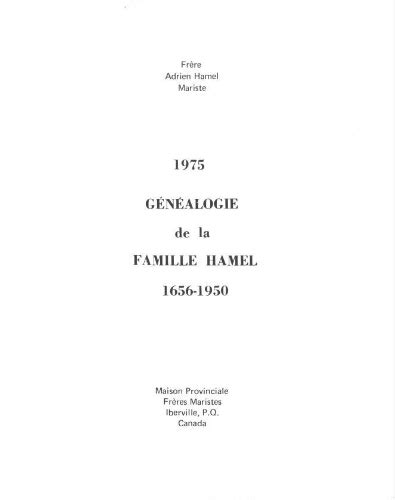 Généalogie de la famille hamel, 1656 1950. - Nelson funktionen und anwendung 11 lösungshandbuch.
